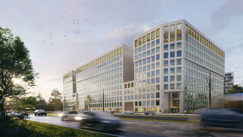 Construction of the Brain Park office complex in Kraków started