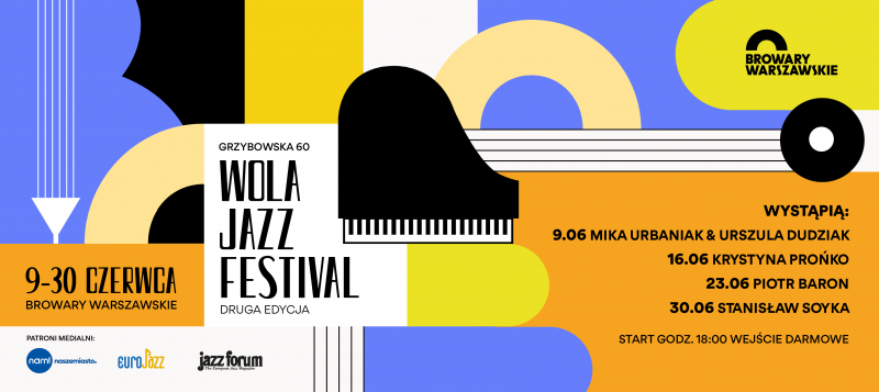 Start drugiej edycji Wola Jazz Festiwal w Browarach Warszawskich