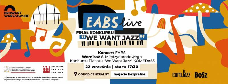 Final of the international We Want Jazz poster competition: concert and exhibition at Warsaw Breweries