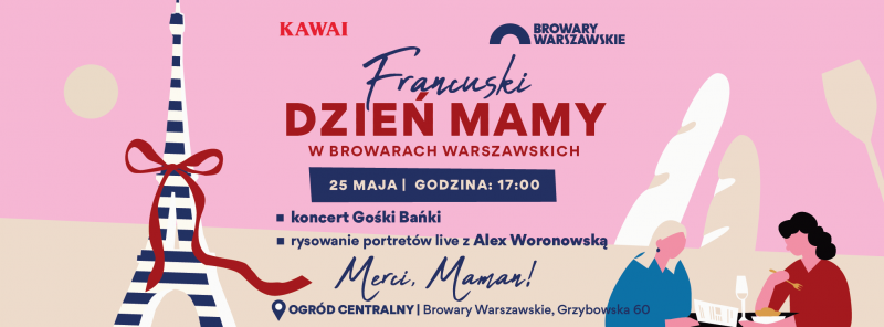 Gośka Bańka will perform a concert for Mothers at Warsaw Breweries