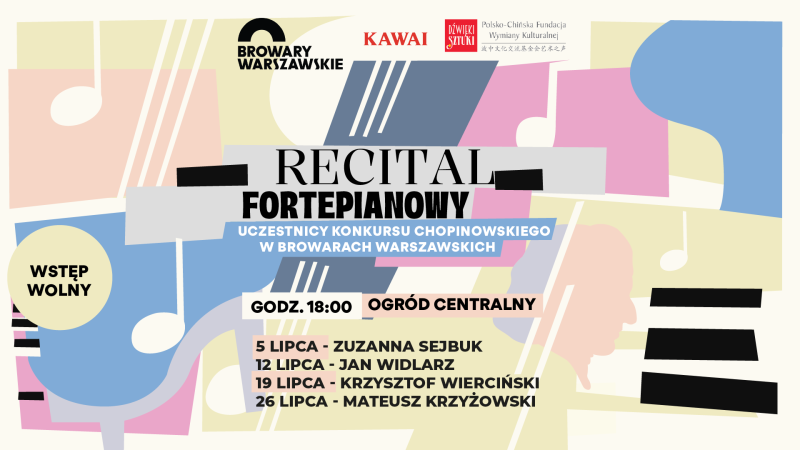 Recitals of participants of the Chopin Competition at Warsaw Breweries
