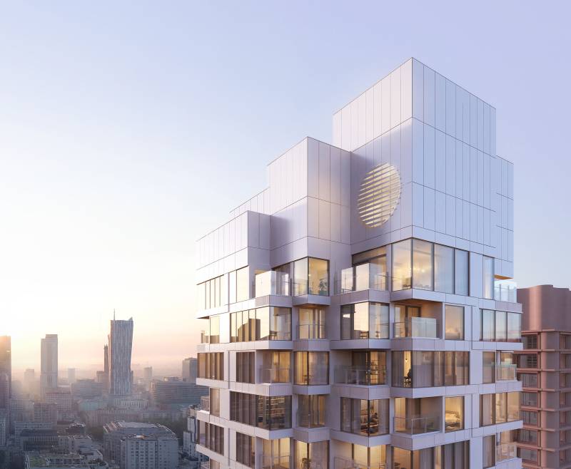 Motion Tower – luksusowy apartamentowiec w&nbsp;superkwartale Towarowa22