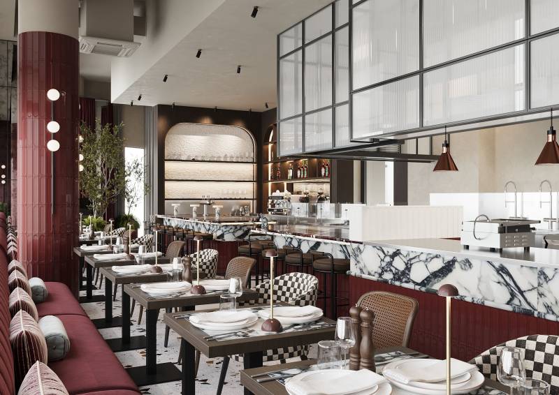 Maree – nowe bistro inspirowane Paryżem i&nbsp;Nowym Jorkiem - otworzy się w&nbsp;Browarach Warszawskich