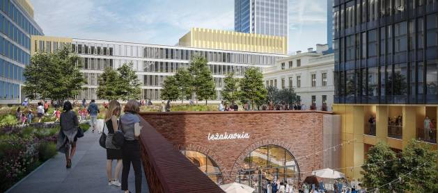 Pięć placów Browarów Warszawskich