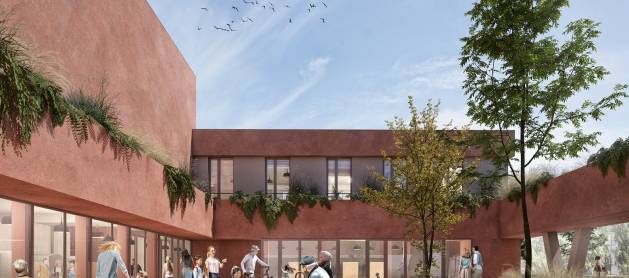 Echo Investment presents its concept for a school at Konstruktorska street in Warsaw