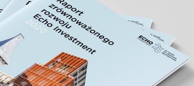 Echo Investment publishes its first Sustainability Report.  Sound cities co-creation and safety come at the top of the priority list