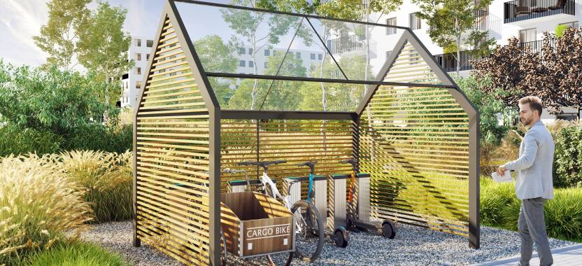 W Łodzi powstaje pierwsze w Polsce osiedle z własnym punktem mobilnym. Mieszkańcy Zenitu wypożyczą elektryczne jednoślady i samochody 