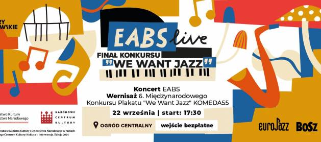 Final of the international We Want Jazz poster competition: concert and exhibition at Warsaw Breweries