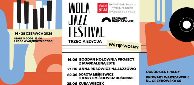 The third Wola Jazz Festival is starting at Warsaw Breweries