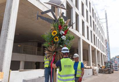 Wiecha na biurowcach WITA. Krakowski projekt destination wchodzi w kolejny etap