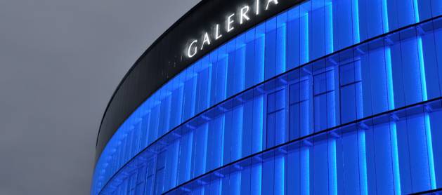 Galeria Echo rozbłyśnie na niebiesko