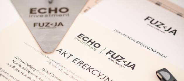 Echo Investment lays cornerstone at Fuzja  – a new destination project for Łódź  