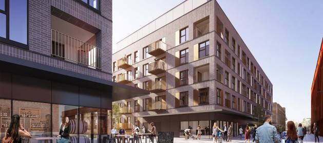 Echo Investment starts selling 149 apartments  in a second residential building at Fuzja